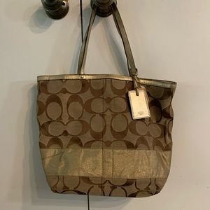 Coach Tote and Matching Wallett